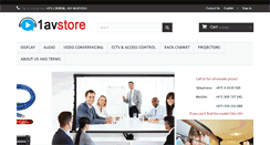 Desktop Screenshot of 1avstore.com